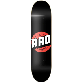 RAD Solid Logo Skate Deska (7.75"|Černá/Červená)