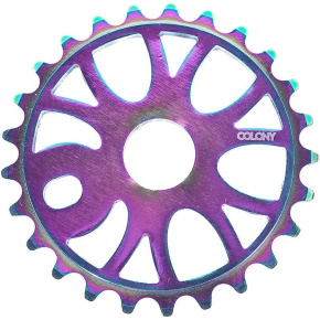 Colony Endeavour BMX Sprocket (Rainbow Anodise|25T)