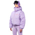 Whitespace Cropped Puffer Dámské Bunda (M|Lilac Purple)