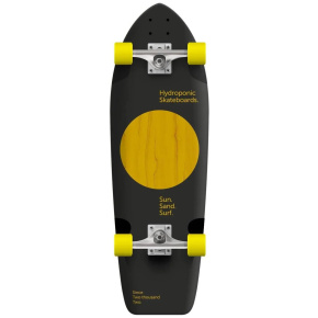 Hydroponic Square Complete Cruiser Skateboard (31.5"|Lunar Black/Yellow)