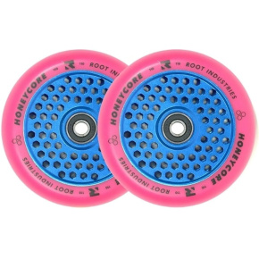 Root Limited edition Honeycore 110mm Kolečka Na Koloběžku (Blue/Pink)