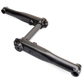 Stolen Mob V4 3-Piece 8-Spline BMX Crank (170mm|Černá)