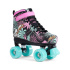 SFR Vision Canvas Children's Quad Skates - Black Floral - UK:4J EU:37 US:M5L6