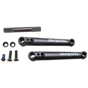 Demolition Revolt 48 Spindle BMX Crank (175mm|Flat Black)