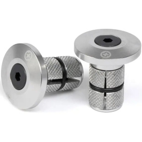 Salt Plus HQ CNC Bar Ends (Silver Polished)