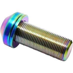 TLC 14x1mm Zadní Titanium BMX Hub šroub (14mm|Rainbow)