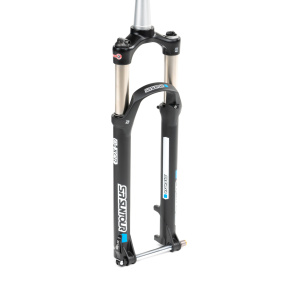 Vidlice odpr. 29" tapered Suntour XCR32 Boost RL-R AIR DISC, 15QLC32 , černá mat-sleva lak