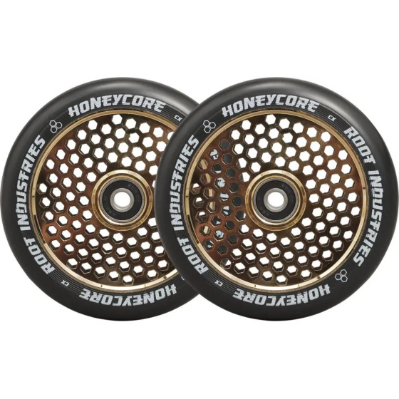 Kolečka Root Industries Honeycore black 120mm 2ks Gold Rush