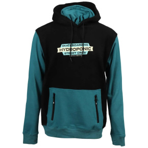 Hydroponic DH Crew Mikina (XL|Black / Teal Green)