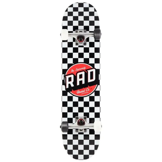 RAD Dude Crew Complete Skateboard 8 Checkers