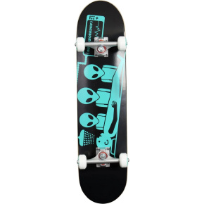 Alien Workshop Abduction Skateboard Komplet (7.5"|Černá/Tyrkysová)