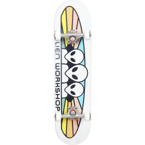 Alien Workshop Spectrum Skateboard (7.75"|Bílá/Červená/Žlutá)