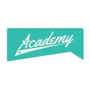 Academy Promo Sticker (Box Logo Teal)