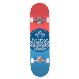 Habitat Leaf Dot Skateboard Komplet (7.75"|Modrá)