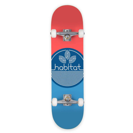 Habitat Leaf Dot Skateboard Komplet (7.75"|Modrá)