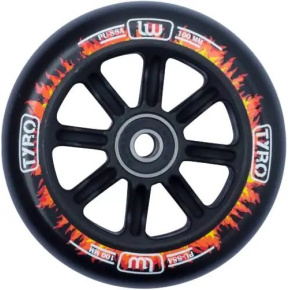 Kolečko Longway Tyro Nylon Core 100mm Black/Fire Flame