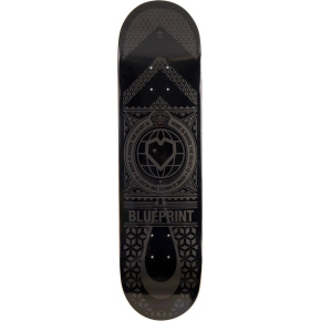 Blueprint Home Heart Skate Deska (8.25"|Černá/Šedá)