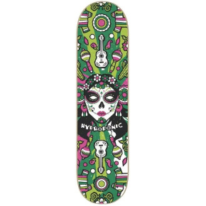 Hydroponic Mexican Skull 2.0 Skate Deska (8"|Green Catrina)