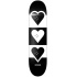 Heart Supply Check Stripe Skate Deska (8.5"|Černá)