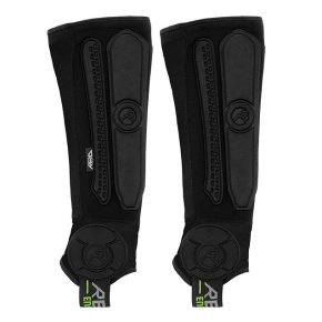 REKD Energy Covert Shin and Ankle Impact Guards - Black - Long Small/Medium