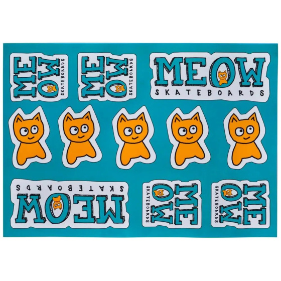 Set samolepek Meow Logo