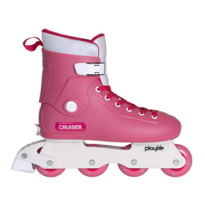 Dětské kolečkové brusle Playlife Cruiser Pink ADJ.