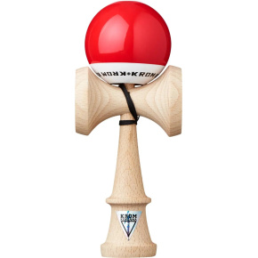 Kendama KROM POP LOL lesklá Červená