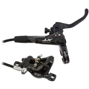 Brzda kotoučová Shimano set zadní XT M8020 resin bez chladiče, adaptér 180 mm, 1700 mm