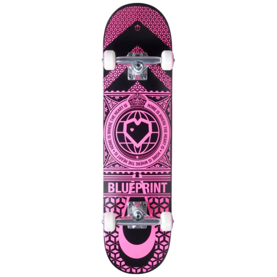 Blueprint Home Heart Skateboard Komplet (7.75"|Růžová)