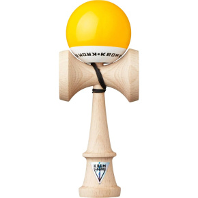 Kendama KROM POP LOL lesklá Žlutá