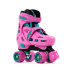 SFR Storm IV Adjustable Children's Quad Skates - Pink / Green - UK:3J-6J EU:35.5-39.5 US:4-7