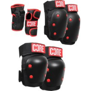 Set Chráničů CORE Skate Pads XS Černý