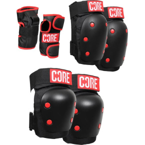 Set Chráničů CORE Skate Pads XS Černý