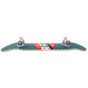 RAD Checkers Progressive Skateboard Komplet (7.25"|Černá/Tyrkysová)