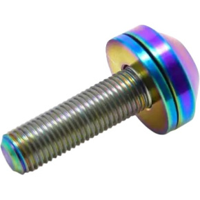 TLC Metric Titanium BMX Šroub Náboje (14mm|Rainbow)