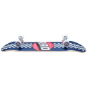 RAD Checker Stripe Skateboard Komplet (7.75"|Navy)