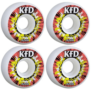 KFD Blast Kolečka Na Skate 4-Balení (53mm|Red)