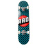 RAD Checkers Progressive Skateboard Komplet (7.25"|Černá/Tyrkysová)