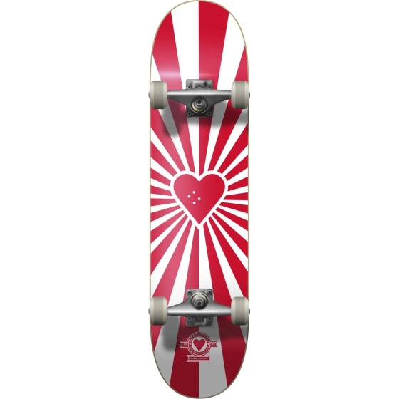 Heart Supply Burst Logo Skateboard Komplet (8"|Červená)