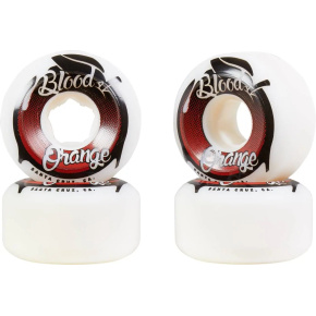 Blood Orange Street Raw Conical Cruiser Kolečka 4-Souprava (57mm|Bílá/Červená)