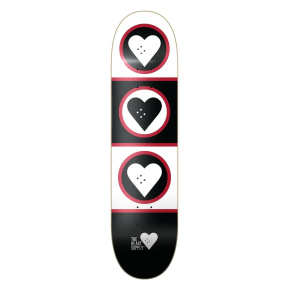 Heart Supply Squad Skate Deska (8.5"|Černá/Bílá)