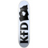 KFD Logo Flagship Skate Deska (8.25"|White)