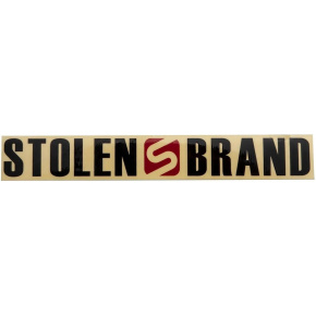 Stolen Logo Sticker (L|Černá)