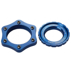 Adaptér Reverse kotouče diskové brzdy  centerlock/6-otv. Blue