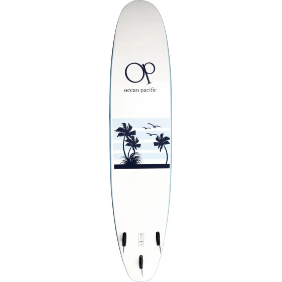 Ocean Pacific 9'0 Soft Top Surfboard (274.32cm (9'0")|Šedá)