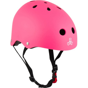 Dětská helma Triple Eight Lil 8 Staab Neon Pink