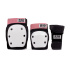 Rio Roller Triple Pad Set - Black/Rose - Large