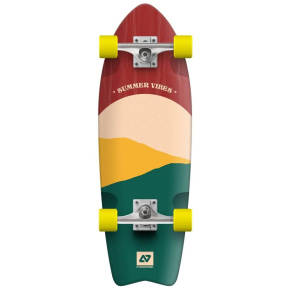 Hydroponic Fish Complete Cruiser Skateboard (28"|Sun Red)