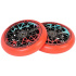 Kolečka Oath Bermuda 120mm Black/Teal/Red 2ks