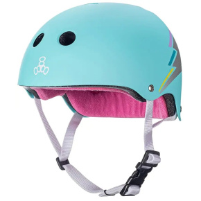 Helma Triple Eight Certified Sweatsaver S-M Teal Hologram